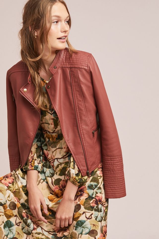 Vegan Leather Moto Jacket #2