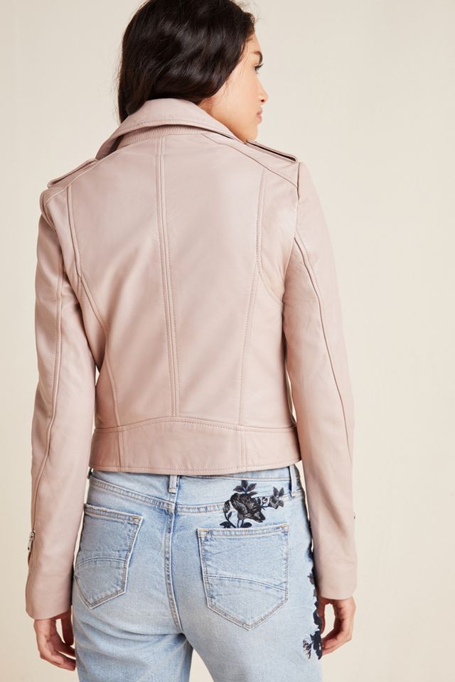 Lamarque Donna Leather Moto Jacket #1