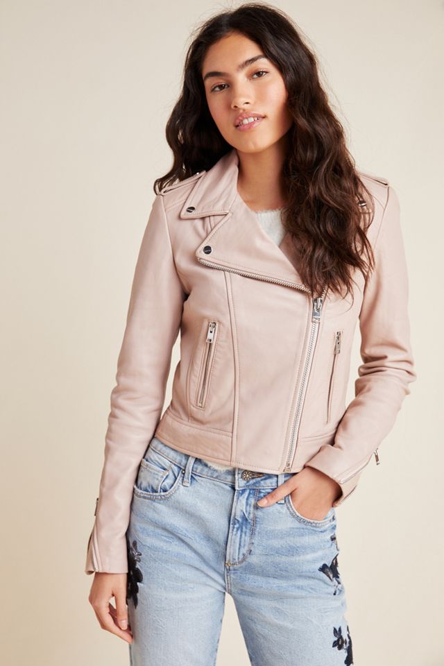Lamarque Donna Leather Moto Jacket #4