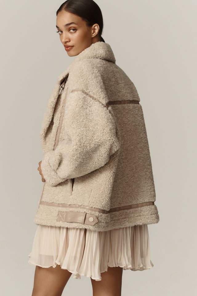 Lamarque Badu Oversized Sherpa Jacket #1