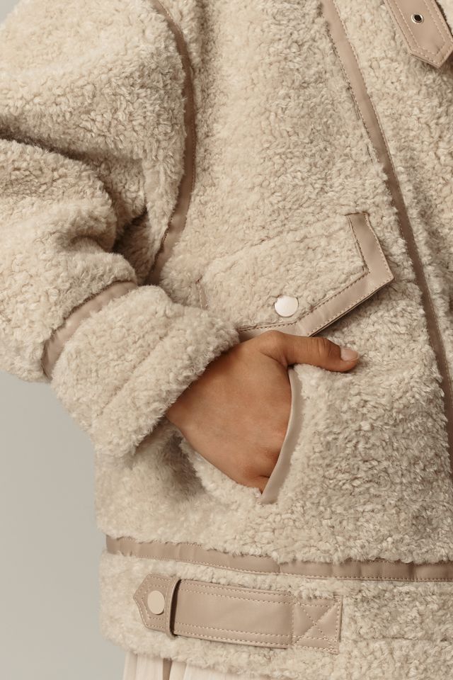 Lamarque Badu Oversized Sherpa Jacket #4
