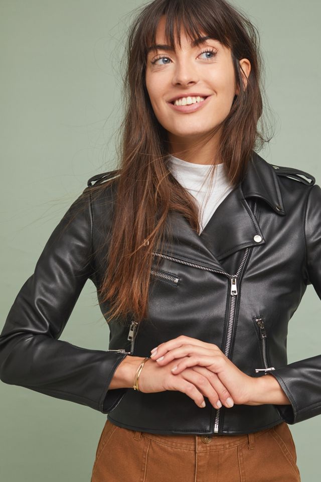 Open Road Faux Leather Petite Jacket #1