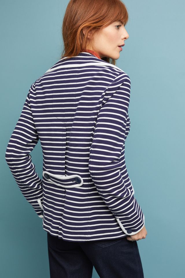 Stephanie Peacoat a righe #1