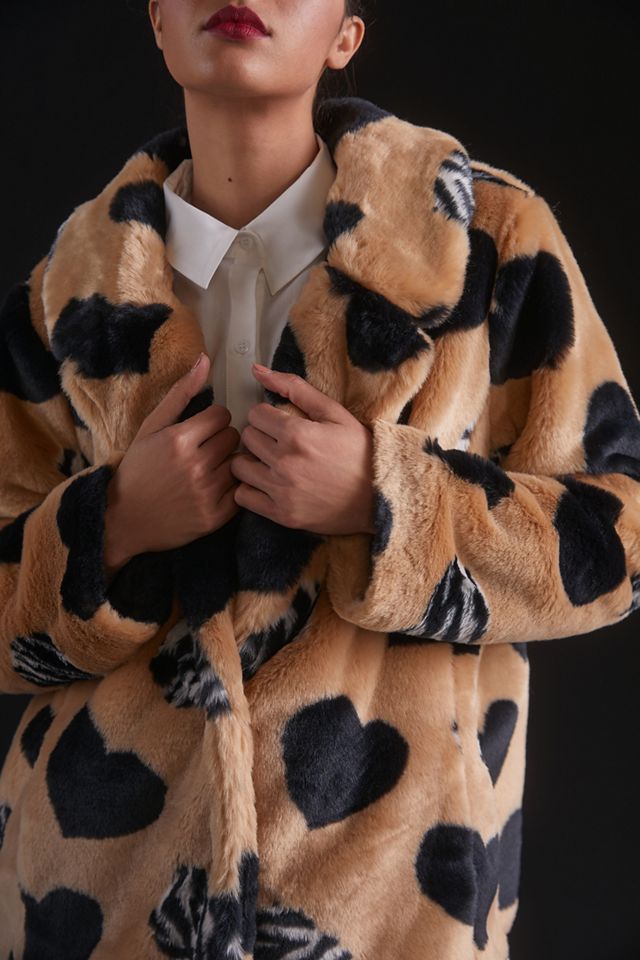 Maeve Faux Fur Coat #3