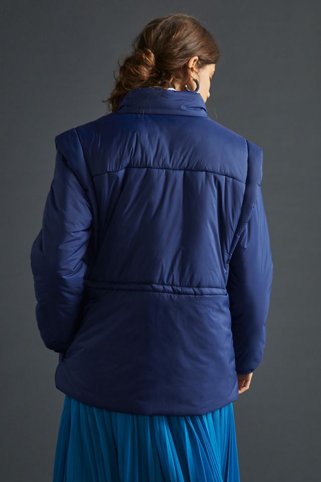 Maeve Snap-Sleeve Puffer Jacket #3