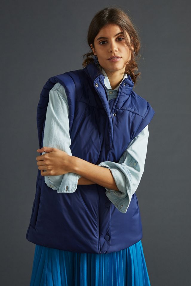 Maeve Snap-Sleeve Puffer Jacket #4
