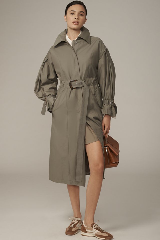 By Anthropologie Belted Trench Coat #4
