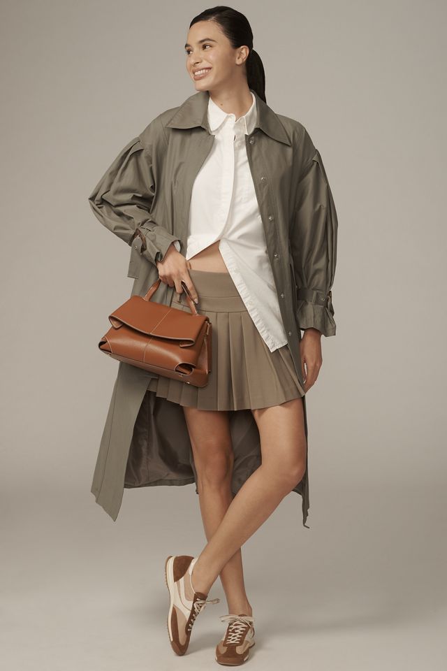 By Anthropologie Belted Trench Coat #1