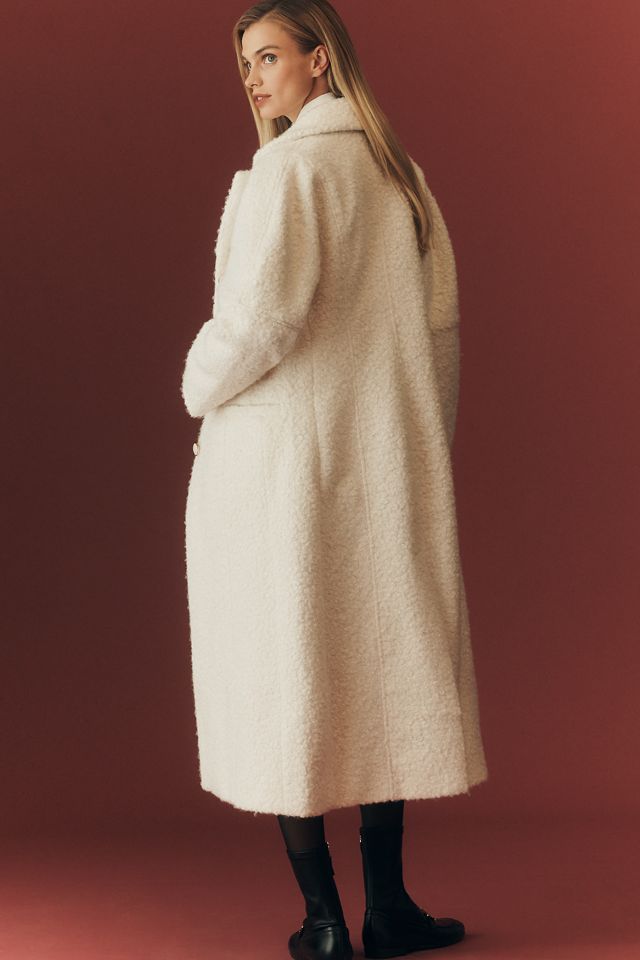 Maeve Tailored Bouclé Long Coat #3