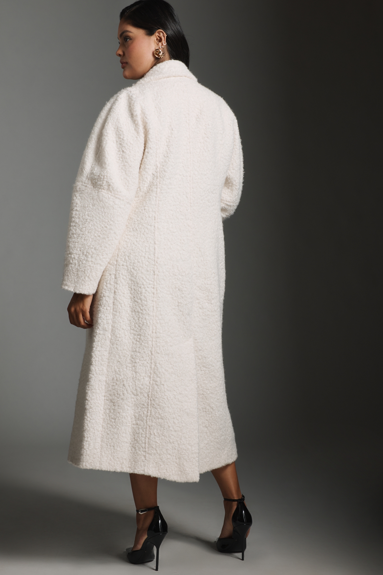 Maeve Tailored Bouclé Long Coat