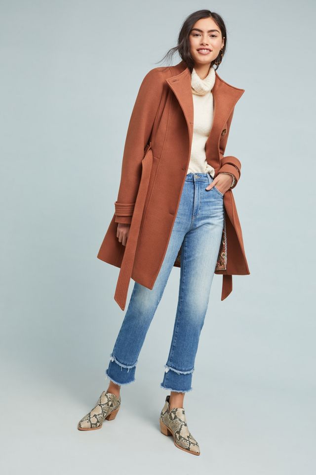 Shania on sale belted coat