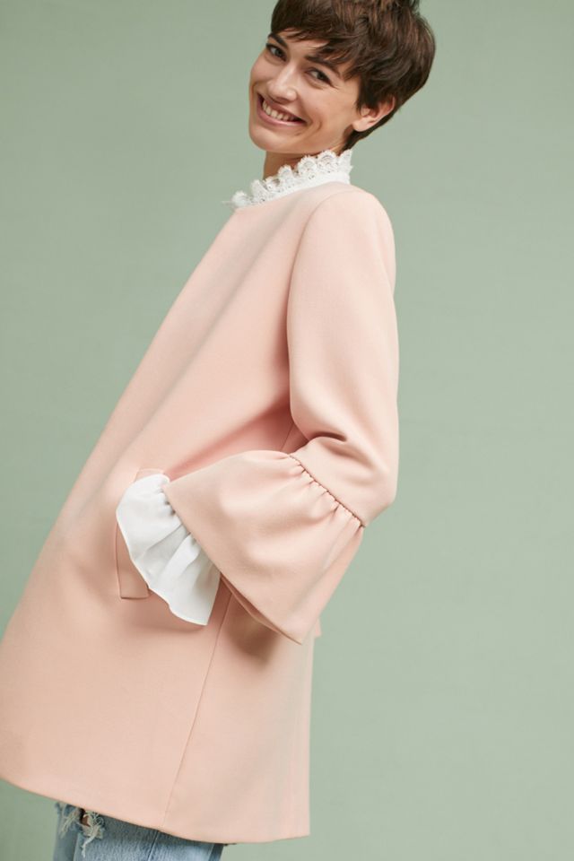 Graceanne Flutter-Sleeve Coat #1