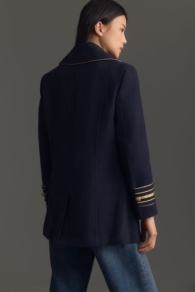 Anthropologie peacoat clearance