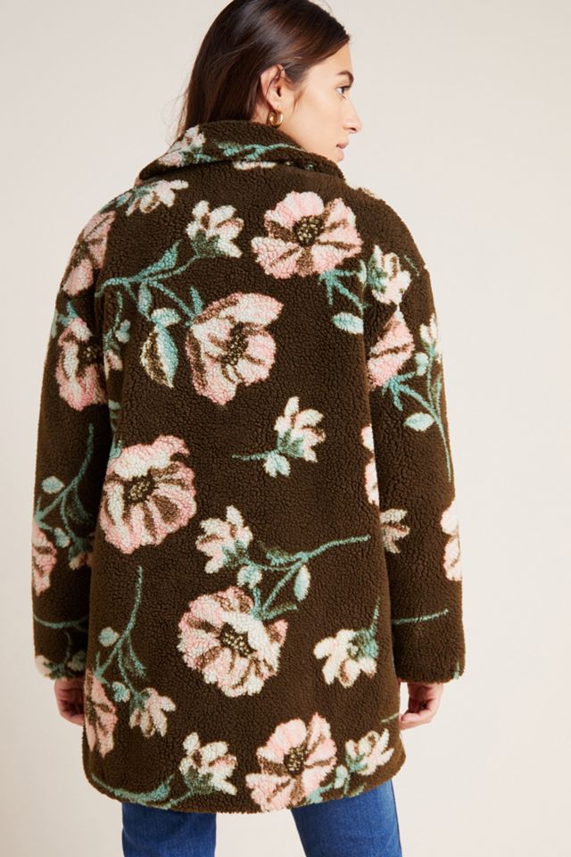 Olivia Floral Teddy Coat #1