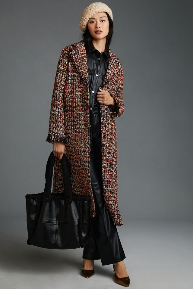 If By Sea Confetti Tweed Coat #2