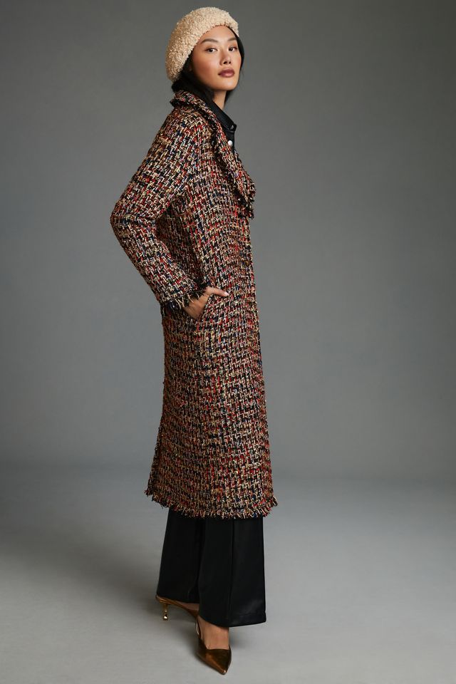 If By Sea Confetti Tweed Coat #4