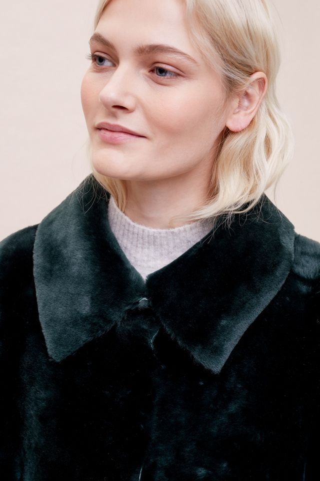 Janet Reversible Shearling Coat #4