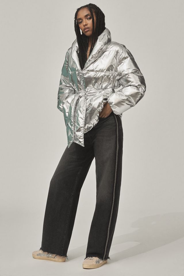 Endless Rose Metallic Puffer Coat #2