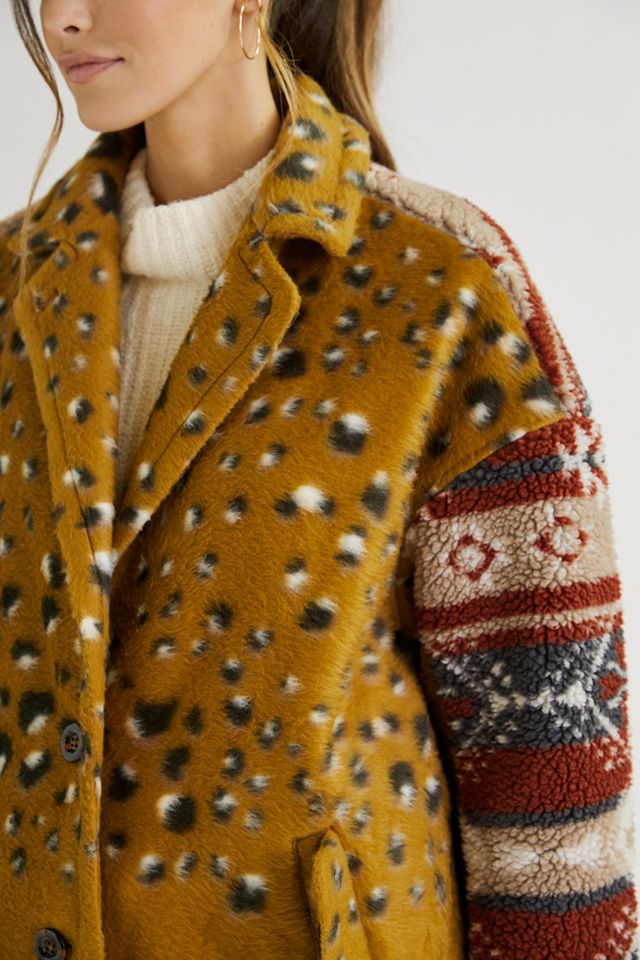 Pilcro Faux Fur Contrast Jacket #4