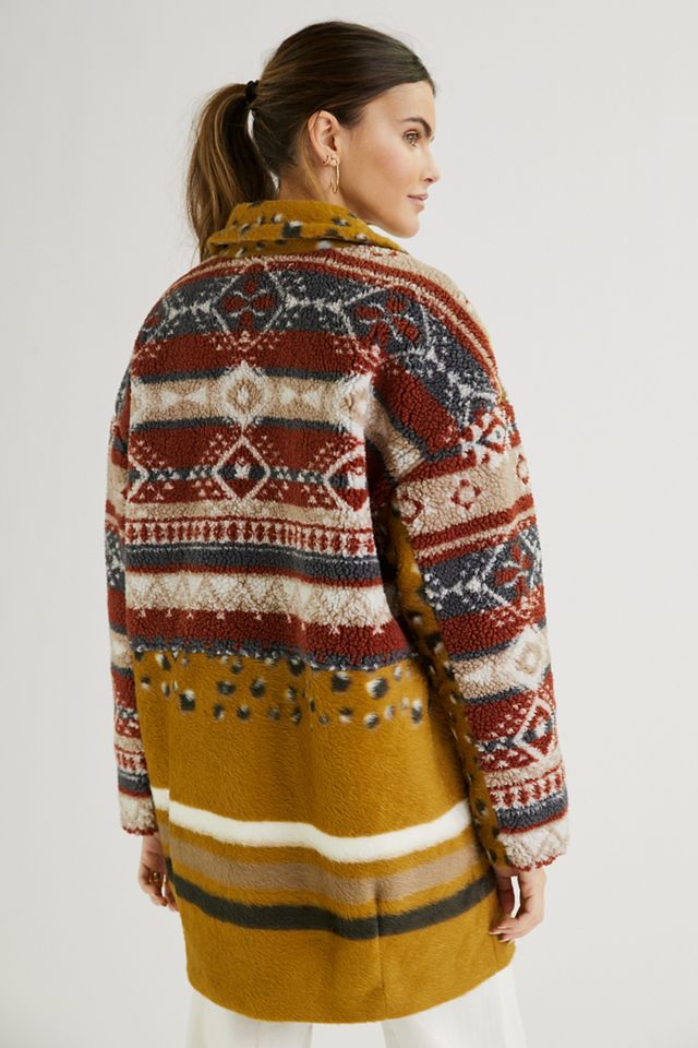 Pilcro Faux Fur Contrast Jacket #5