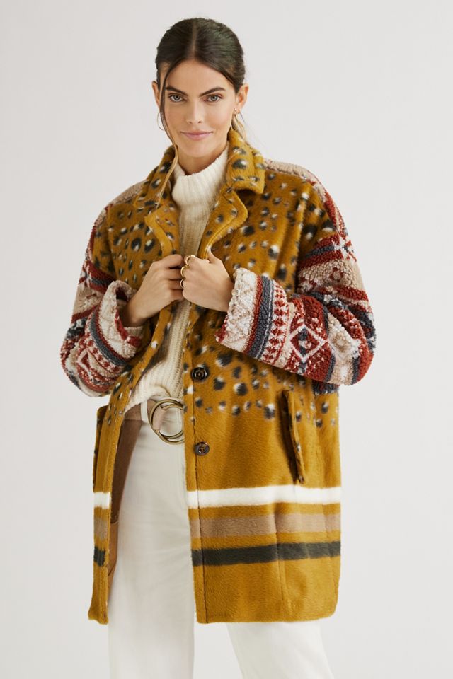 Pilcro Faux Fur Contrast Jacket #6