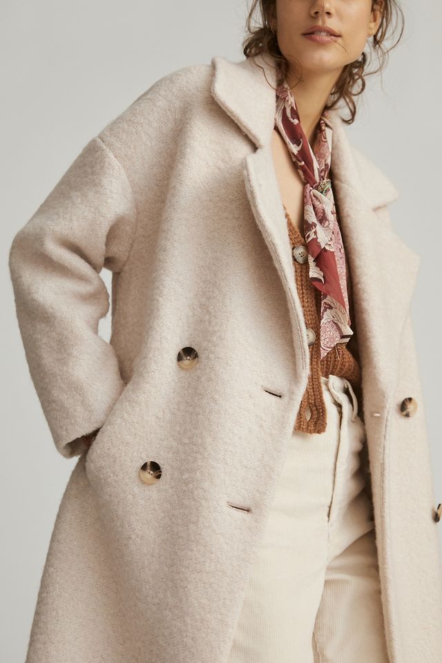 Boucle Cocoon Coat