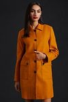 Good NWT ANTHROPOLOGIE Maeve Textured Peacoat 10