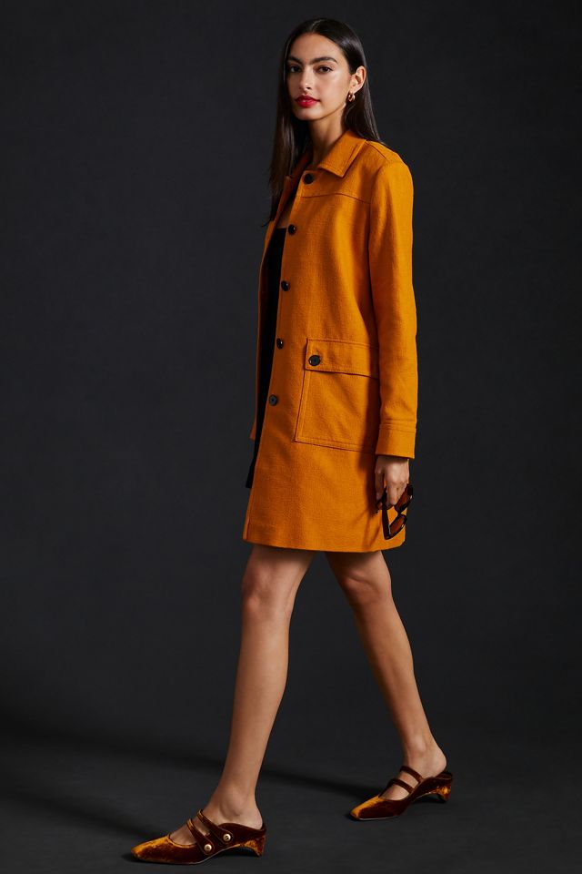 Maeve Textured Peacoat #3