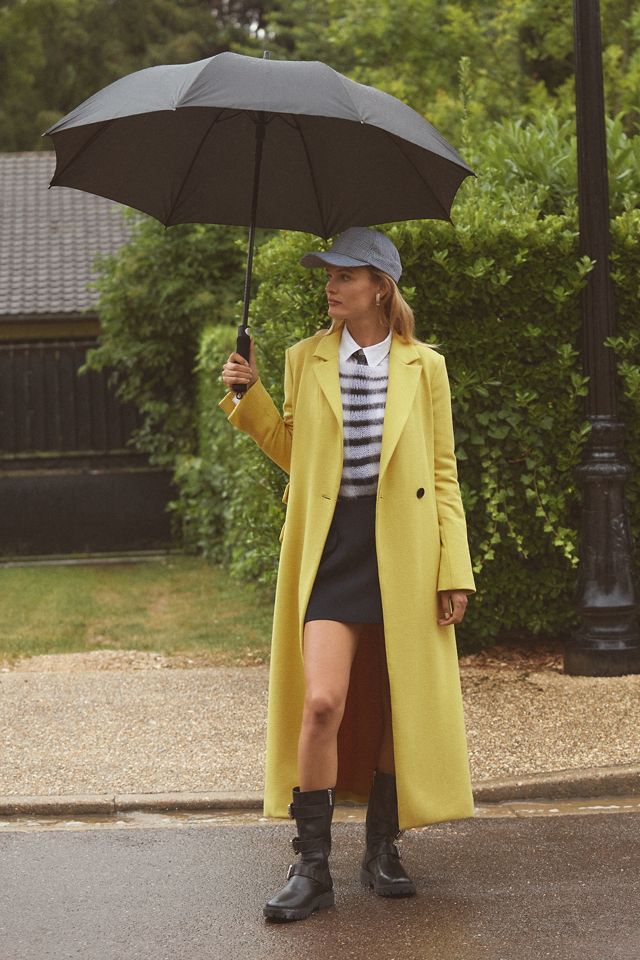 Maeve Hourglass Longline Coat #4