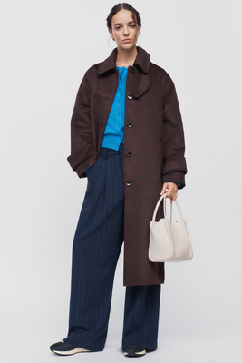 Maeve Wool Blend Balmacaan Coat by Anthropologie