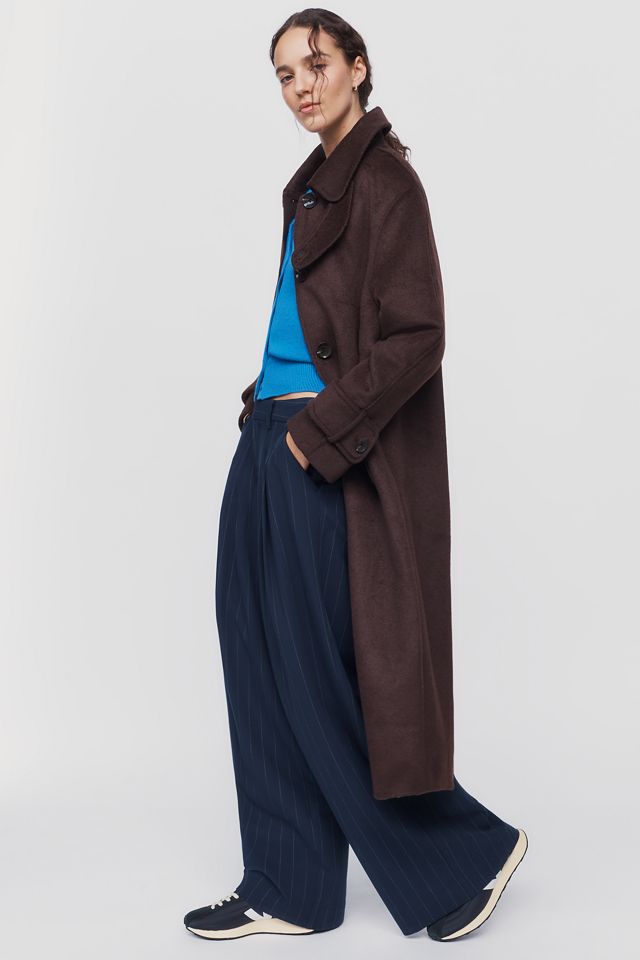 Maeve Wool Blend Balmacaan Coat #3