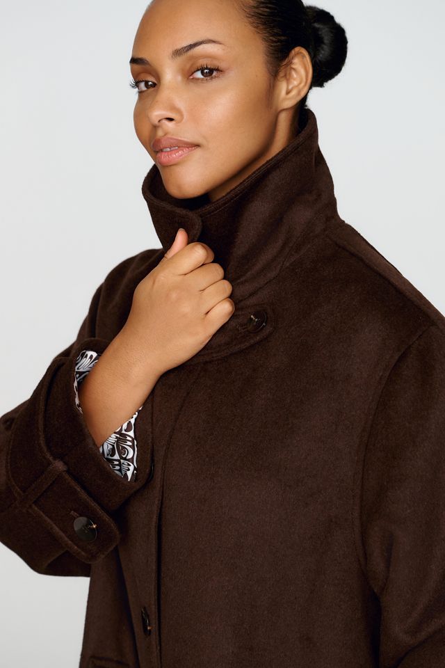 Maeve Wool Blend Balmacaan Coat #6