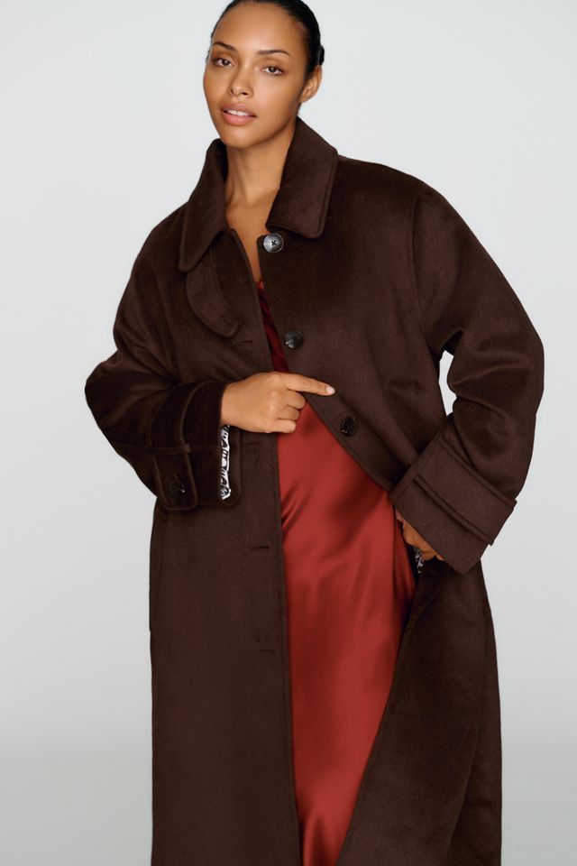 Maeve Wool Blend Balmacaan Coat #7