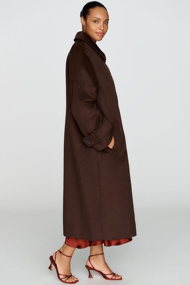Maeve Wool Blend Balmacaan Coat #8