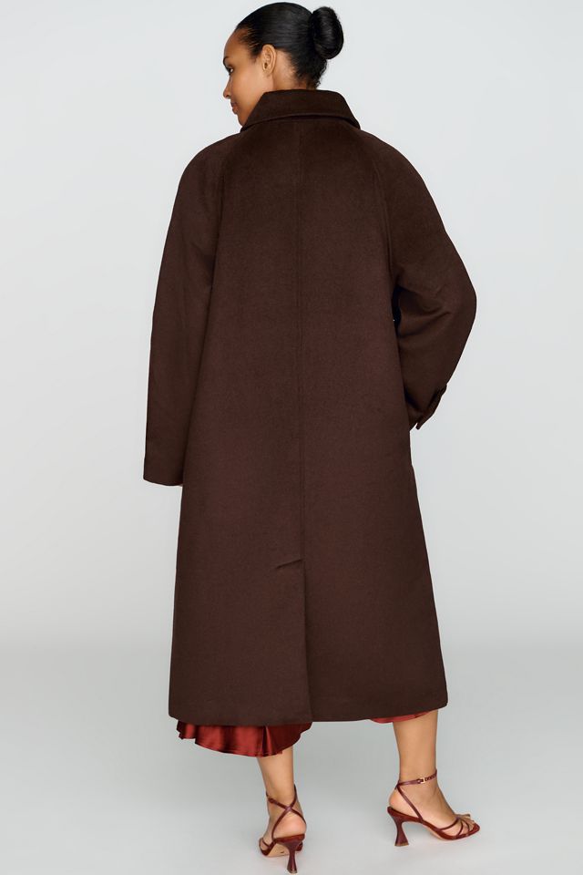 Maeve Wool Blend Balmacaan Coat #9