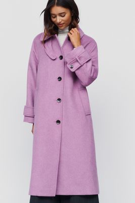 Maeve Wool Blend Balmacaan Coat