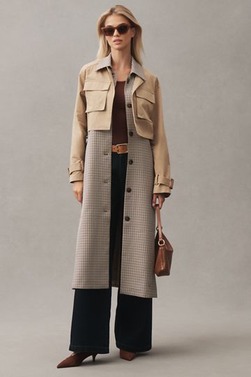Mare Mare Twofer Vest Trench Coat