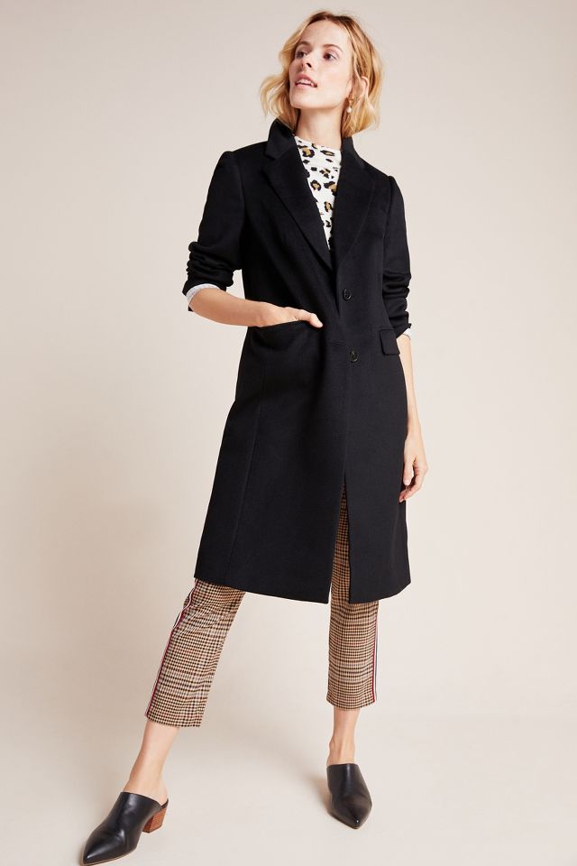 Anthropologie wool cheap coat