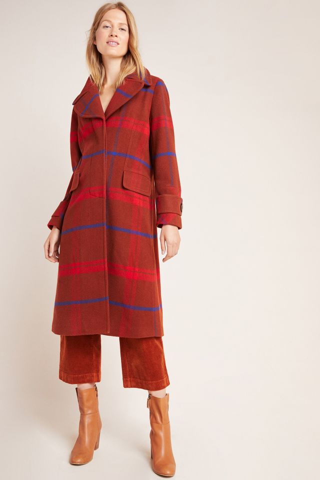 Anthropologie plaid outlet jacket