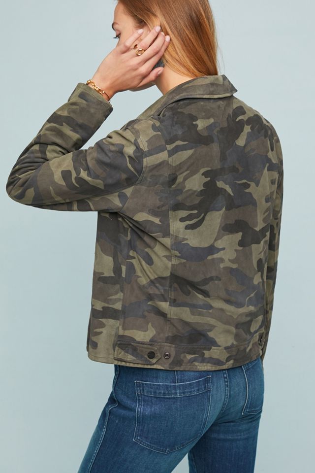Peace Rider Camo Leather Jacket #1