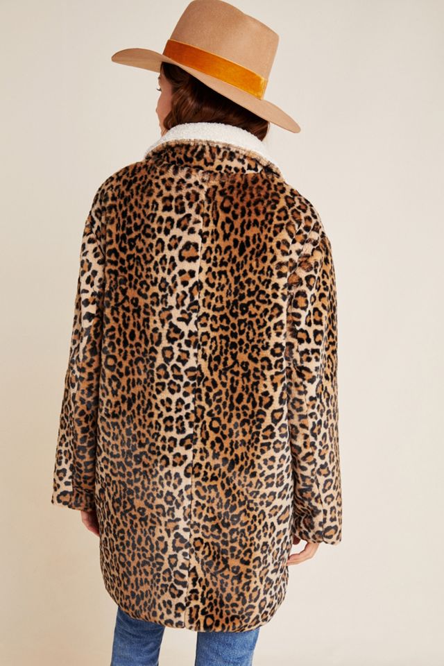 Sanctuary Sherpa-Lined Leopard Coat #1
