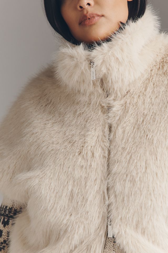 Sanctuary Plus Silky Faux Fur Vest #1