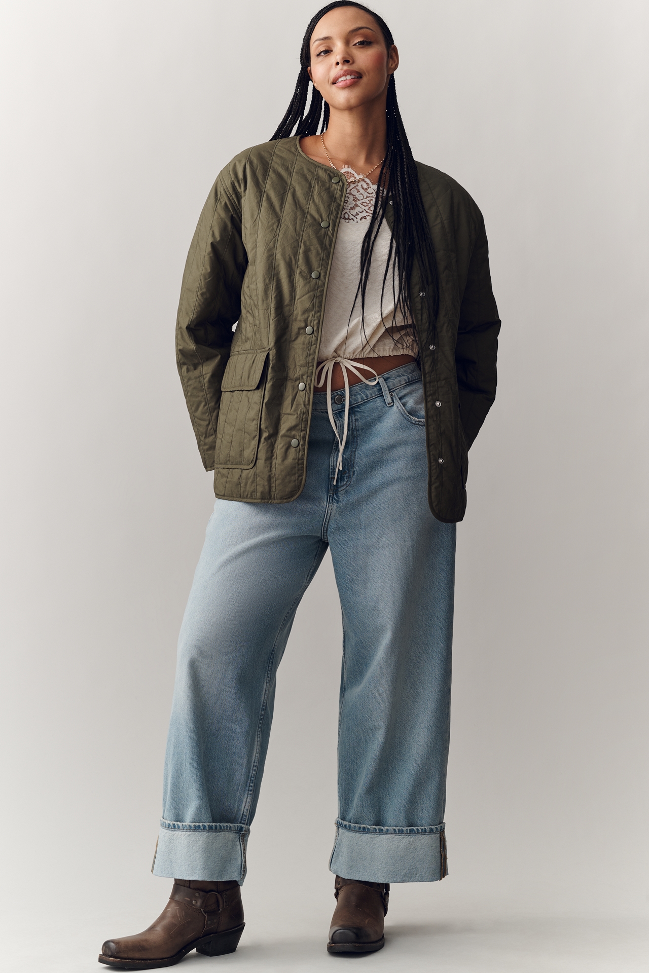 Sanctuary Quilted Reversible Floral Jacket