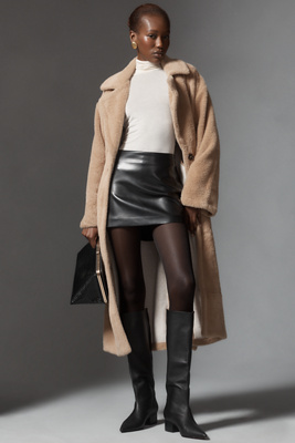 Sanctuary Live-in Knit Coat Jacket In Neutral