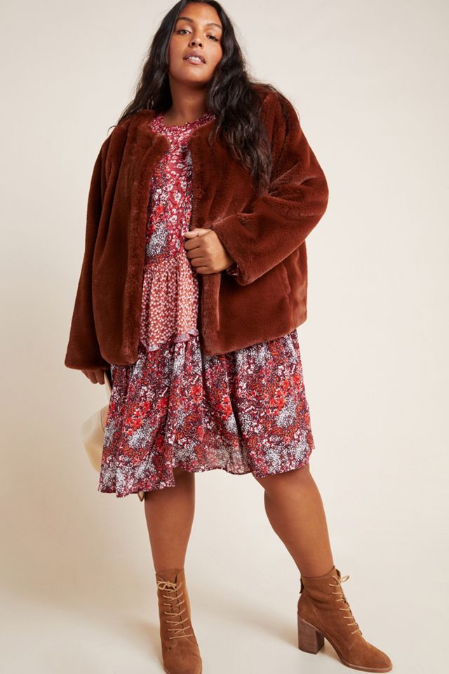 Sanctuary Kelyn Faux Fur Plus Jacket #3