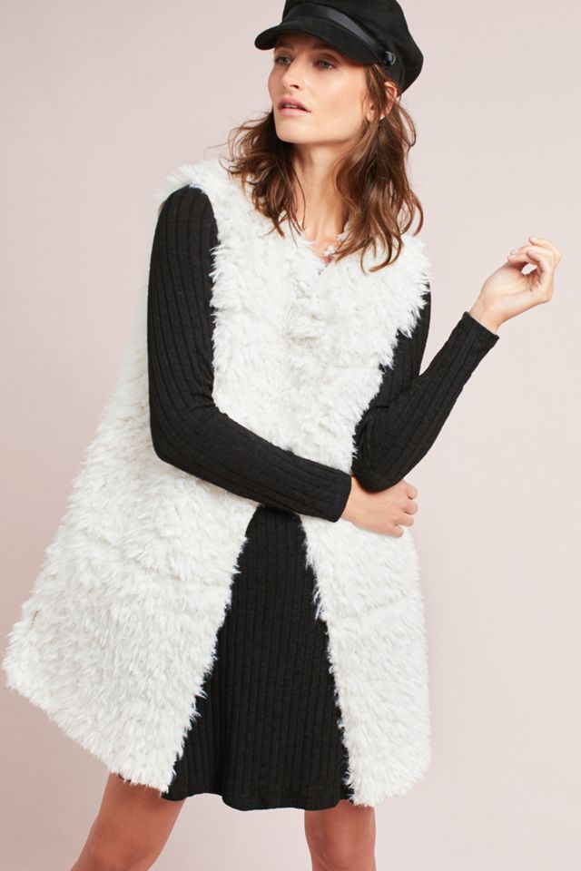 Michael Stars Faux Fur Reversible Vest #1
