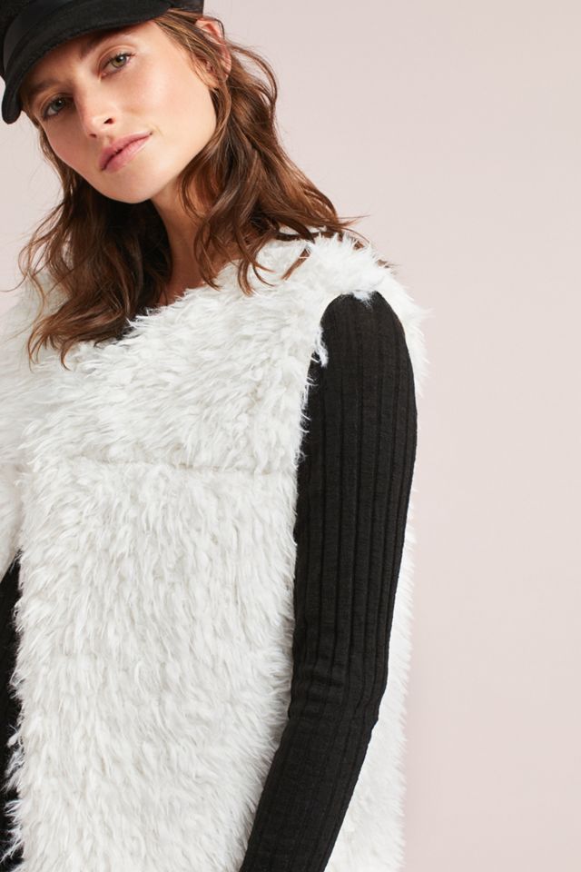 Michael Stars Faux Fur Reversible Vest #2