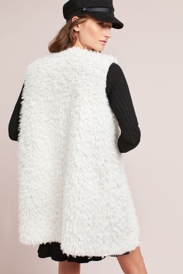 Michael Stars Faux Fur Reversible Vest #3
