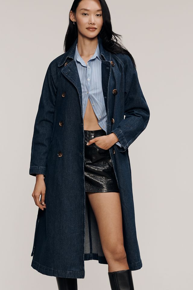 Pilcro Denim Trench Coat #2