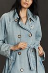 Pilcro Denim Trench Coat
